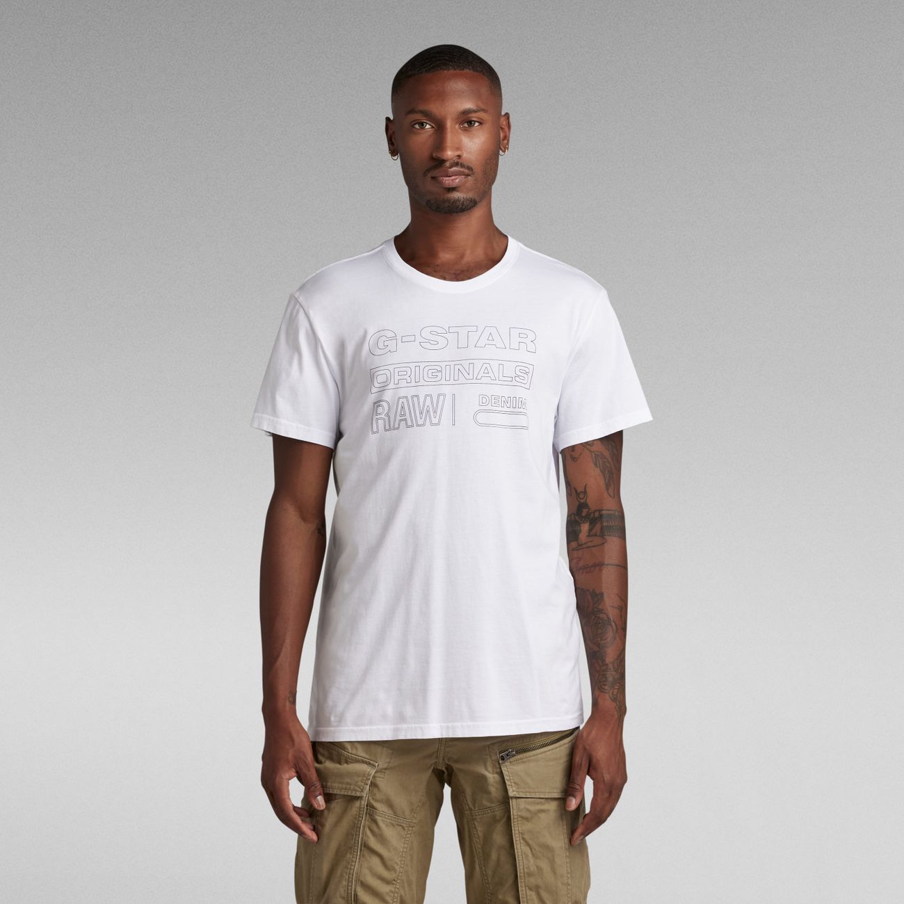 G-STAR RAW DENIM ORIGINALS R T Herren T-Shirt