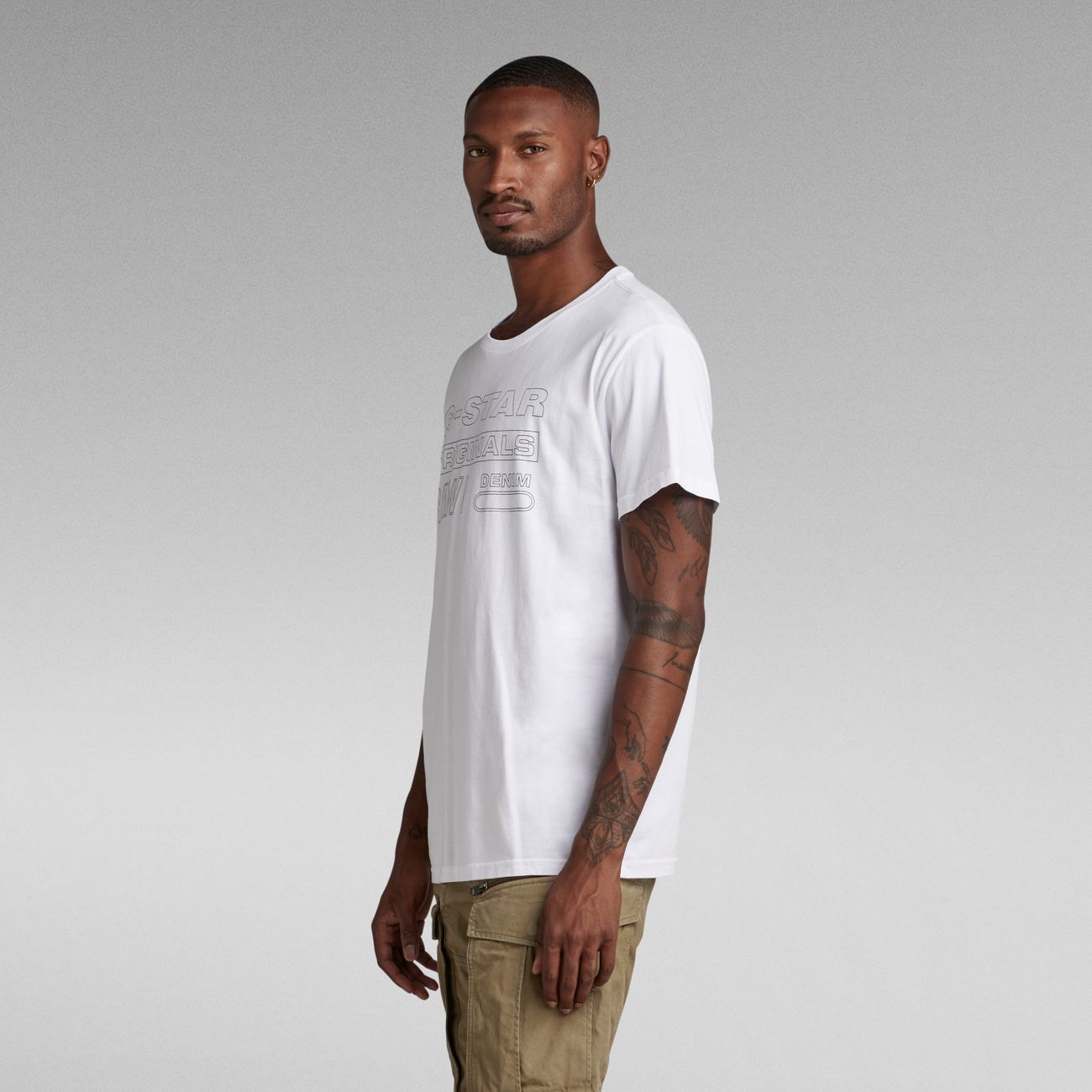G-STAR RAW DENIM ORIGINALS R T Herren T-Shirt