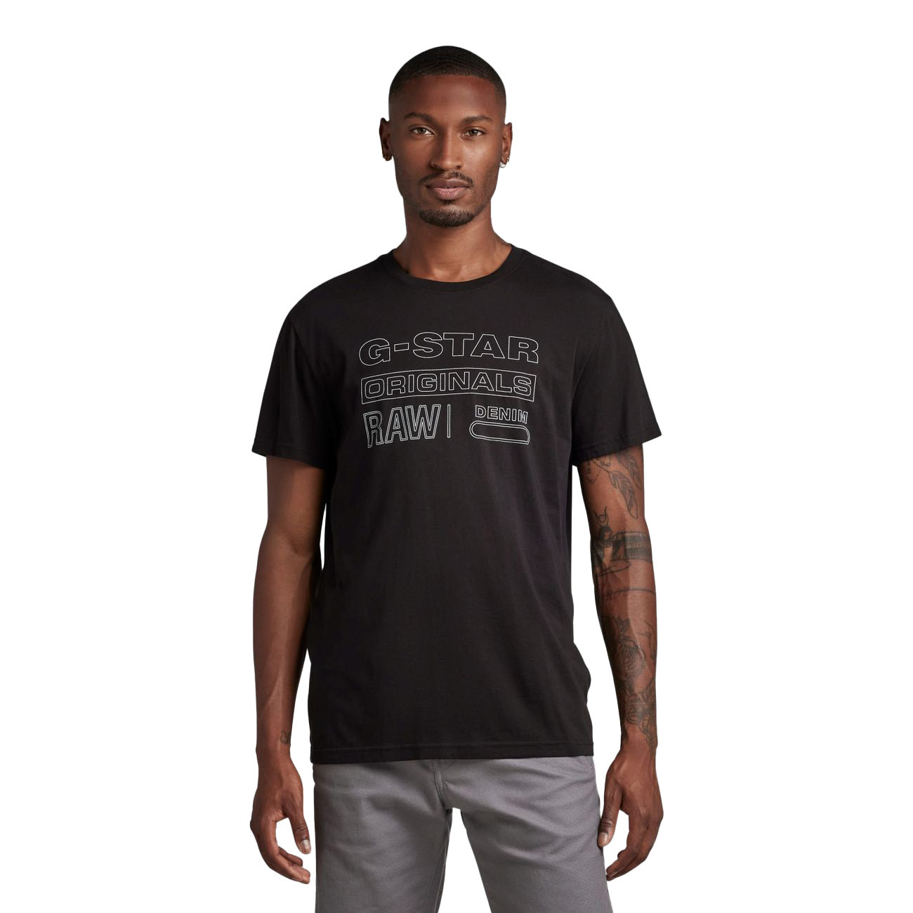 G-STAR RAW DENIM ORIGINALS R T Herren T-Shirt