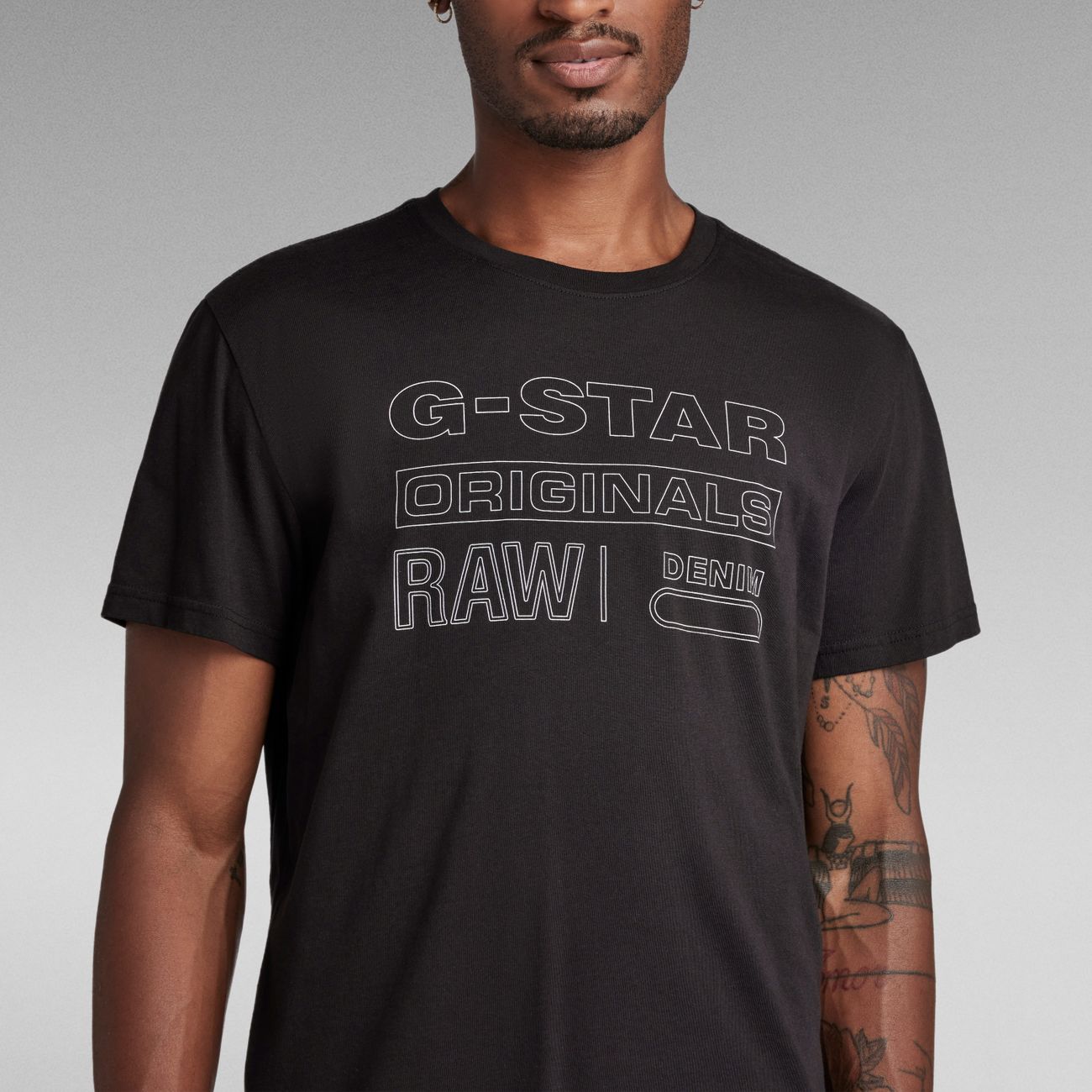 G-STAR RAW DENIM ORIGINALS R T Herren T-Shirt