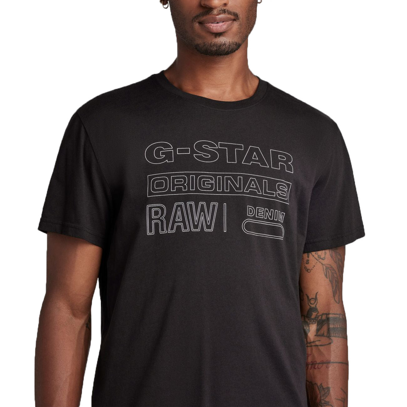 G-STAR RAW DENIM ORIGINALS R T Herren T-Shirt