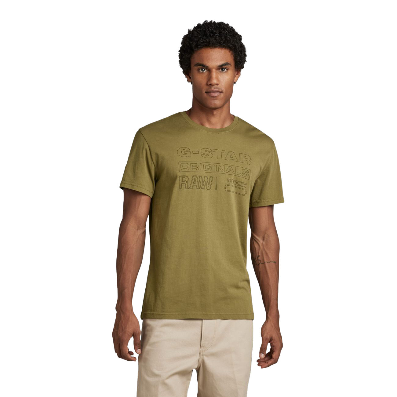 G-STAR RAW DENIM ORIGINALS R T Herren T-Shirt