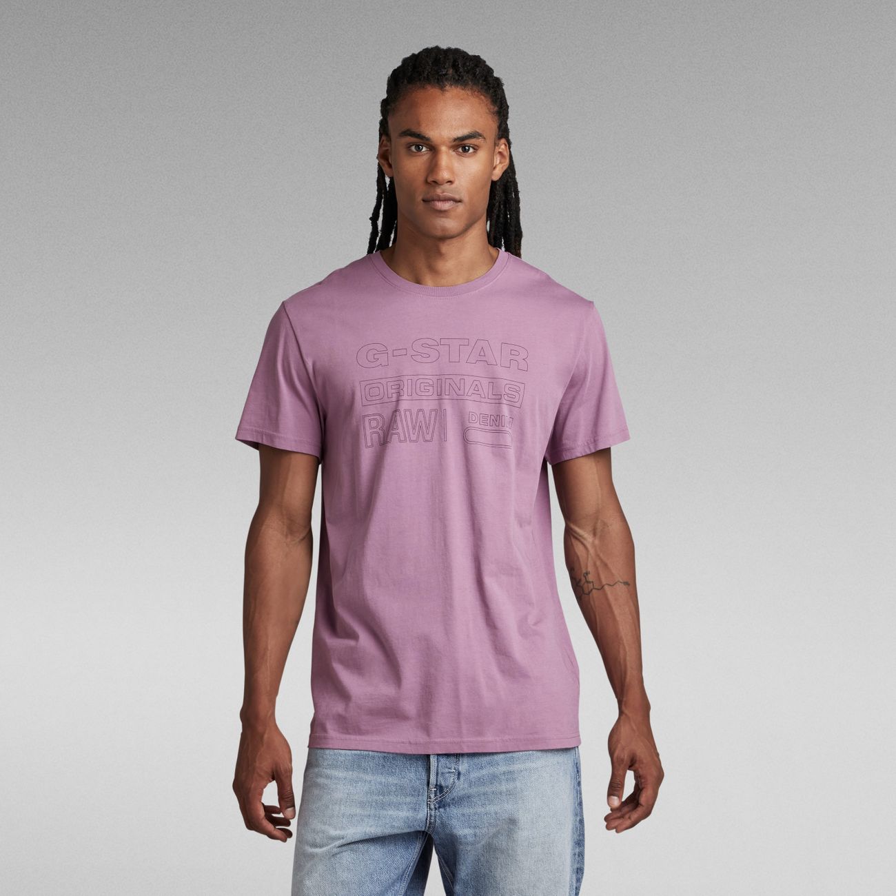 G-STAR RAW DENIM ORIGINALS R T Herren T-Shirt