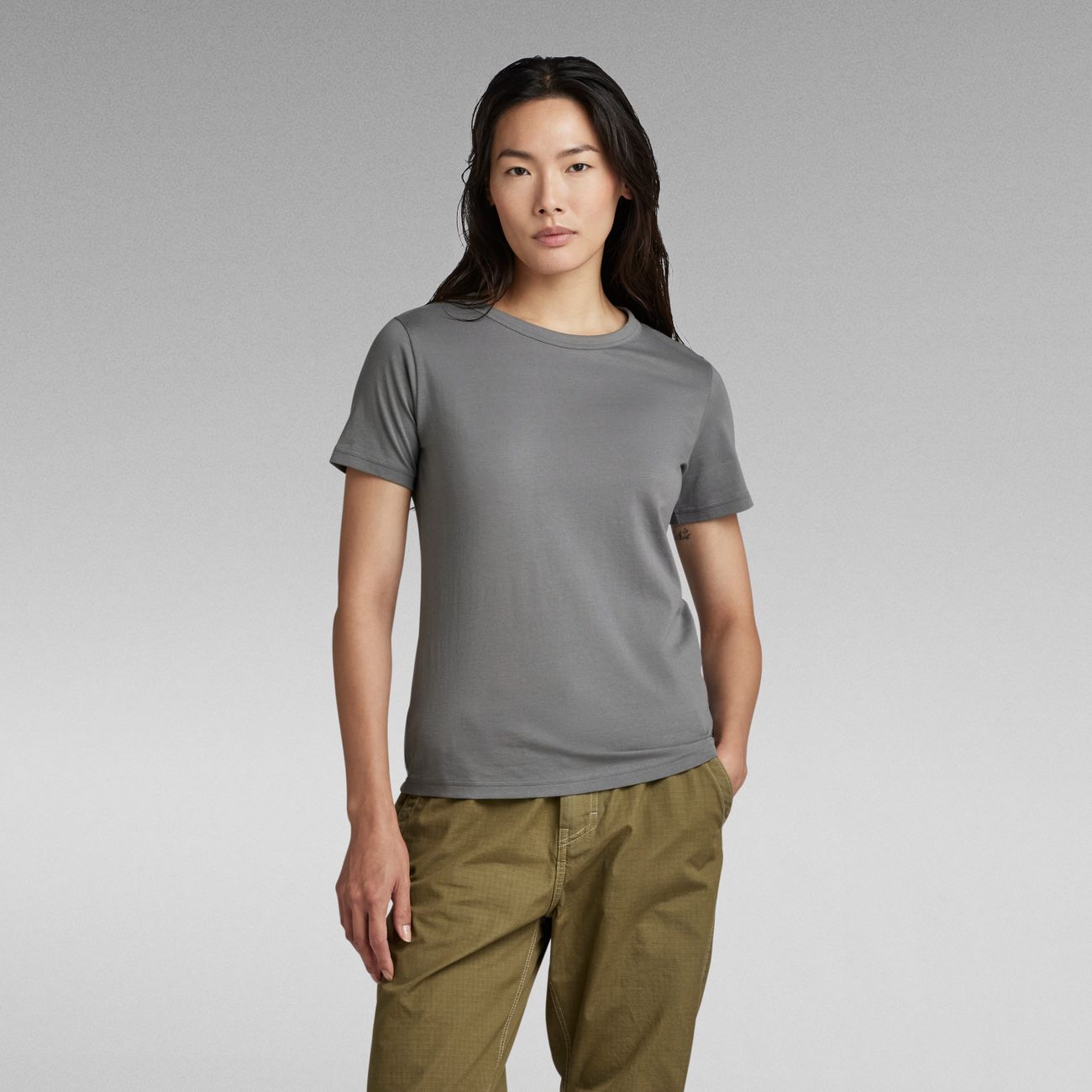 G-STAR RAW DENIM VYSID RAW SLIM R T WMN Damen T-Shirt