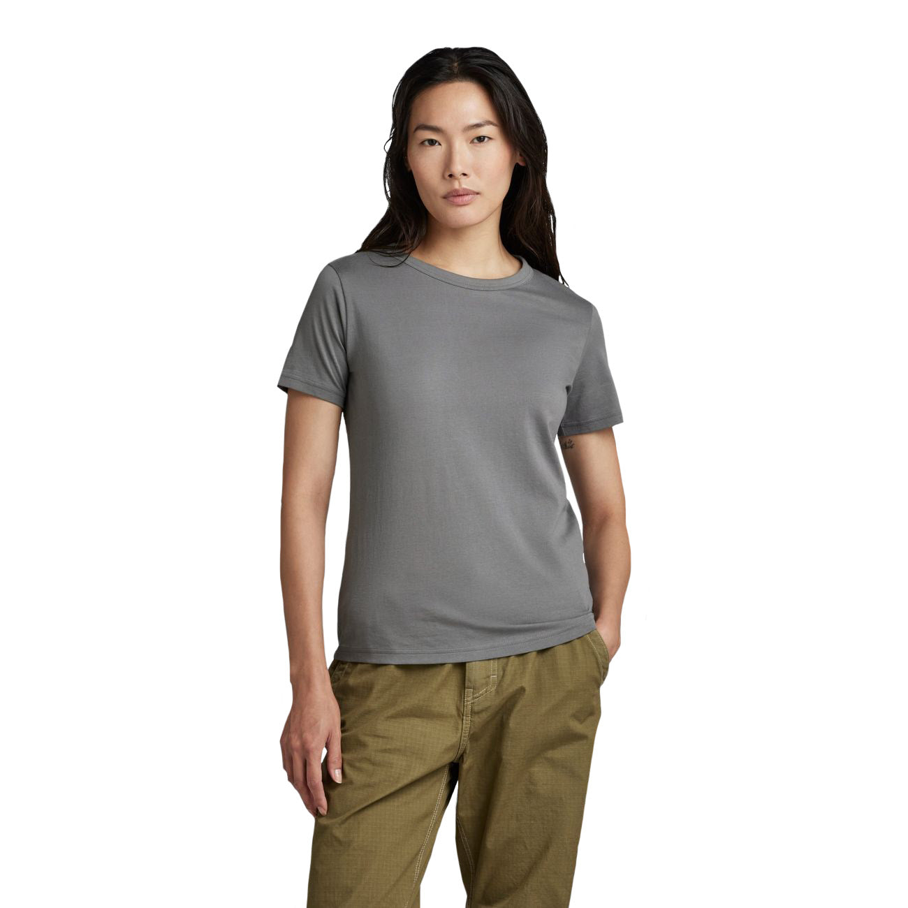 G-STAR RAW DENIM VYSID RAW SLIM R T WMN Damen T-Shirt