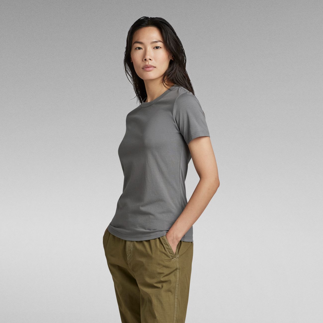 G-STAR RAW DENIM VYSID RAW SLIM R T WMN Damen T-Shirt