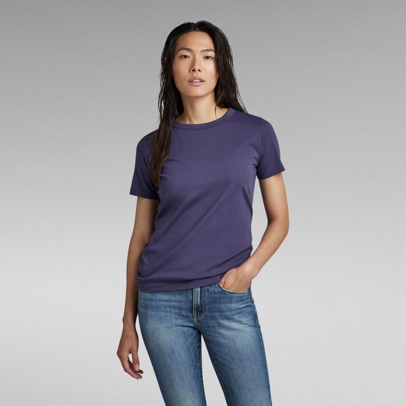 G-STAR RAW DENIM VYSID RAW SLIM R T WMN Damen T-Shirt