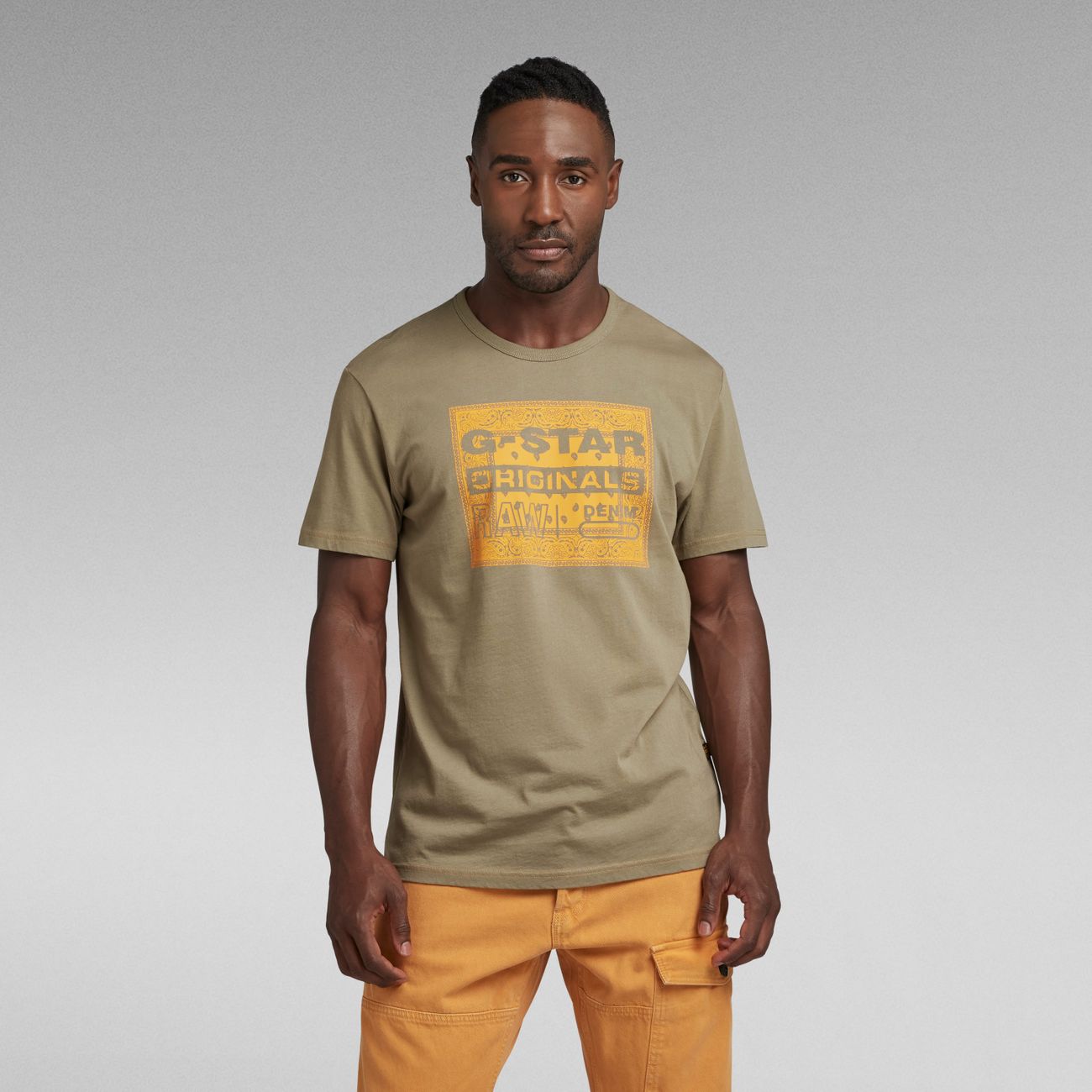 G-STAR RAW DENIM BANDANA R T Herren T-Shirt