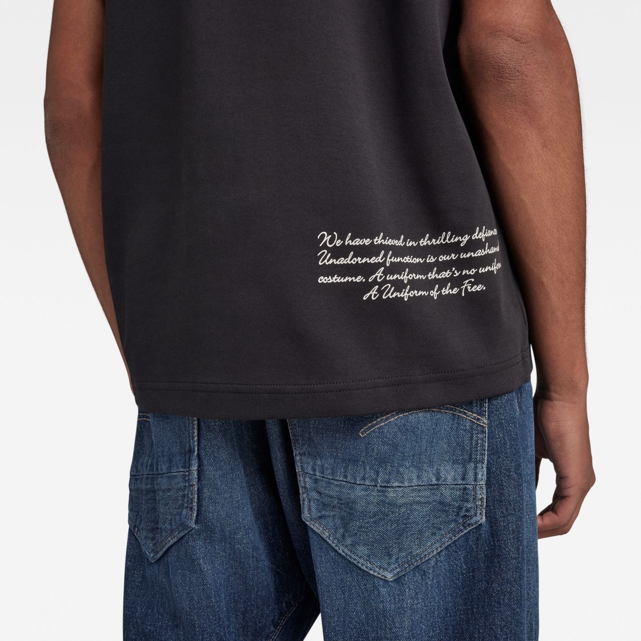 G-STAR RAW DENIM MULTI GRAPHIC R T Herren T-Shirt