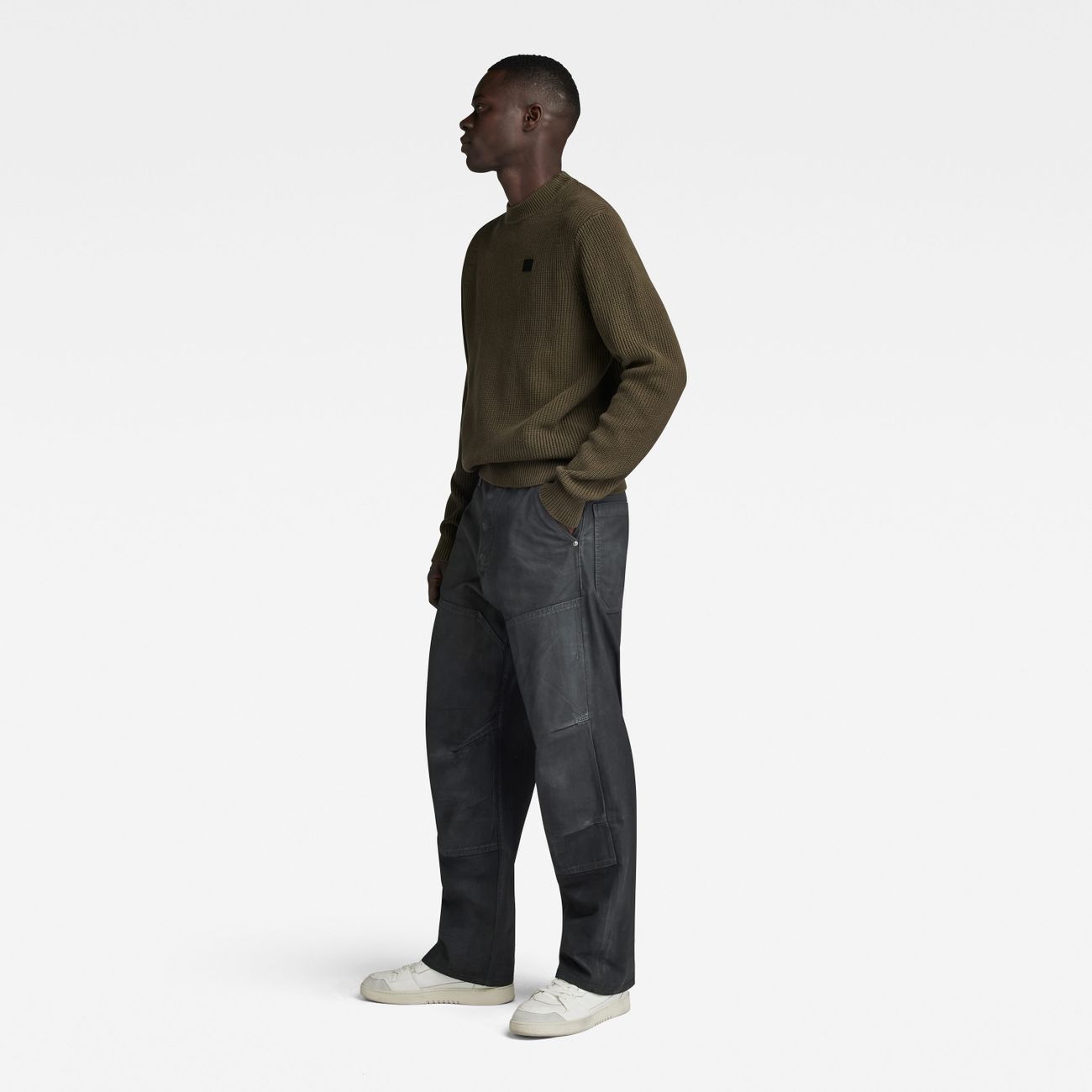 G-STAR RAW DENIM PULLOVER KNIT Herren Strickpullover