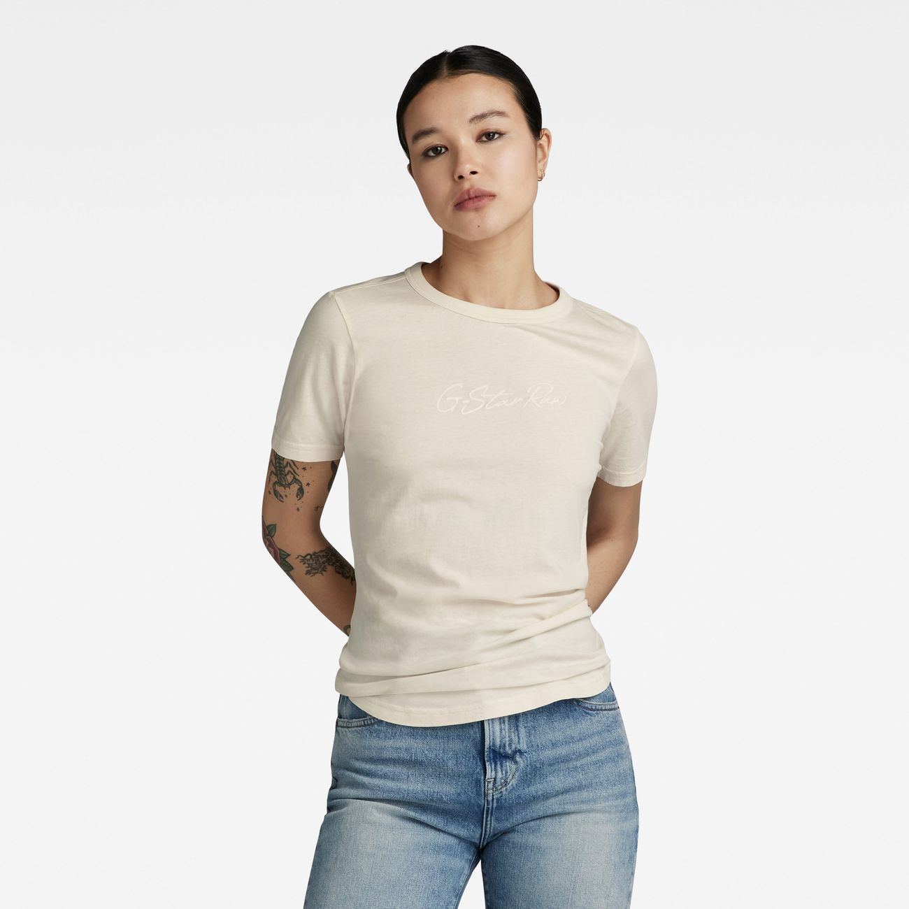 G-STAR RAW DENIM AUTOGRAPH SLIM R T WMN Damen T-Shirt