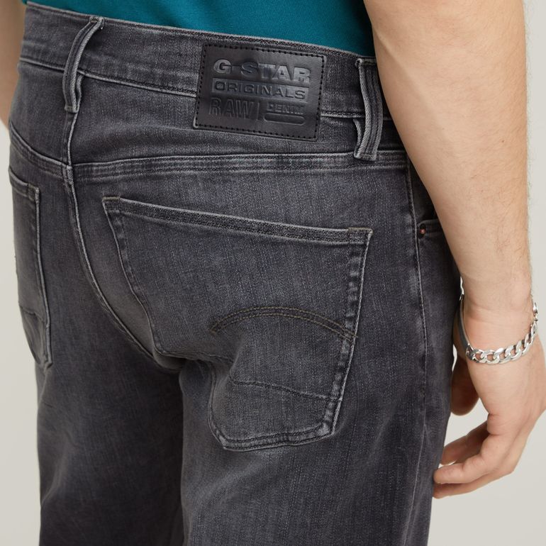G-STAR RAW 3301 SLIM FADED BLACK MAGNET Herren Jeans