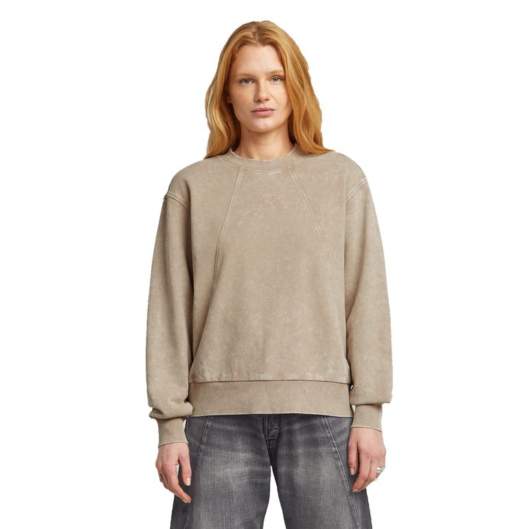 G-STAR RAW WASHED A LINE SCRIPT SW WMN Damen Sweatshirt