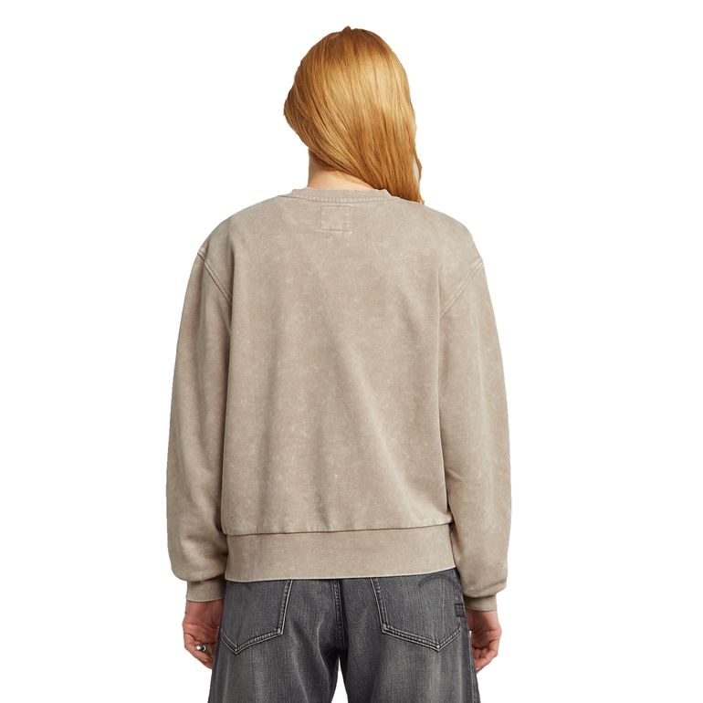 G-STAR RAW WASHED A LINE SCRIPT SW WMN Damen Sweatshirt