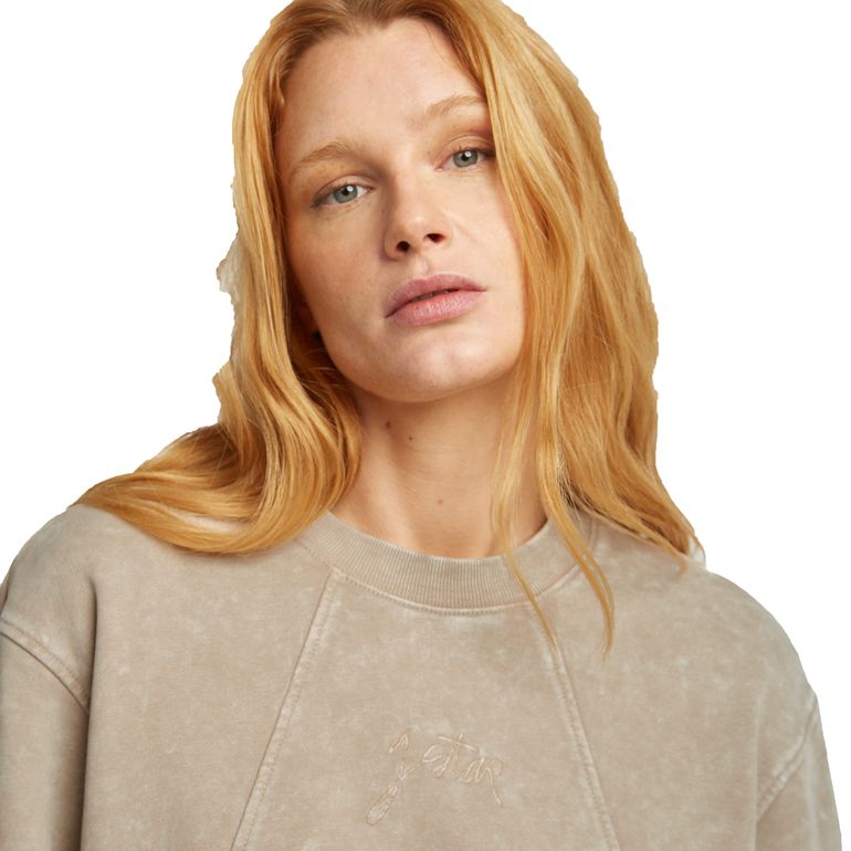 G-STAR RAW WASHED A LINE SCRIPT SW WMN Damen Sweatshirt