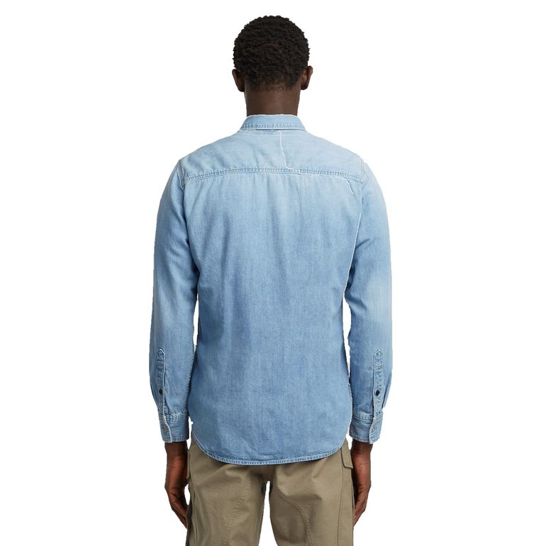 G-STAR RAW CLEAN SLIM SHIRT L/S Herren Jeanshemd