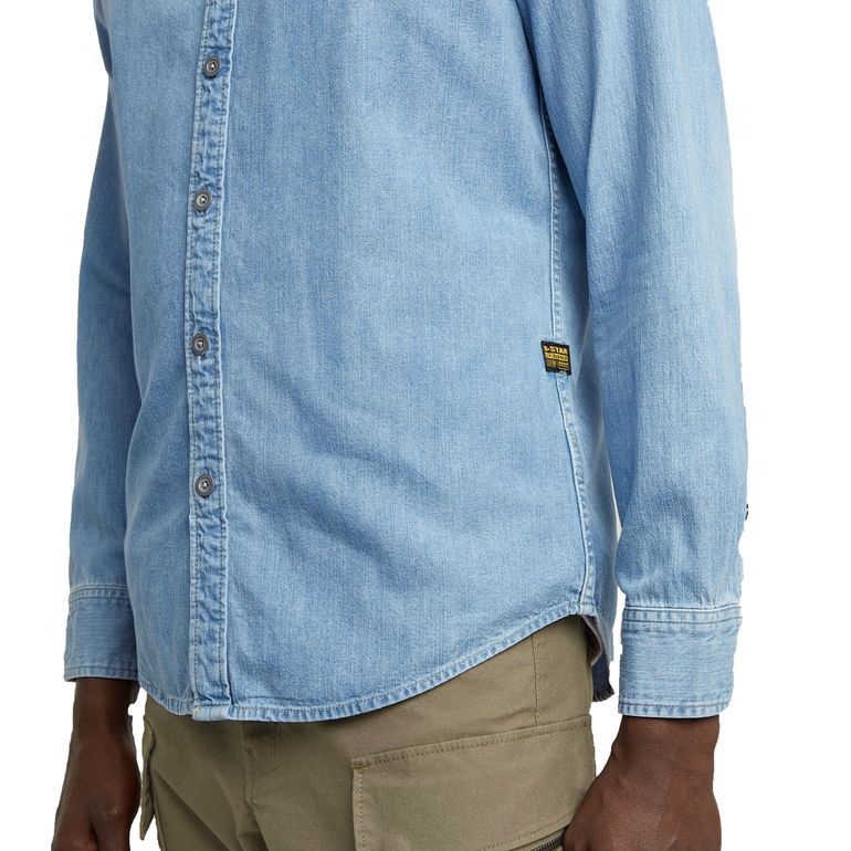 G-STAR RAW CLEAN SLIM SHIRT L/S Herren Jeanshemd