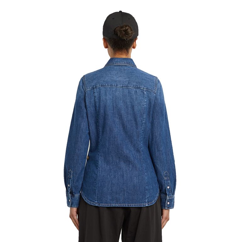 G-STAR RAW SLIM WESTERN SHIRT L/S WMN Damen Jeanshemd