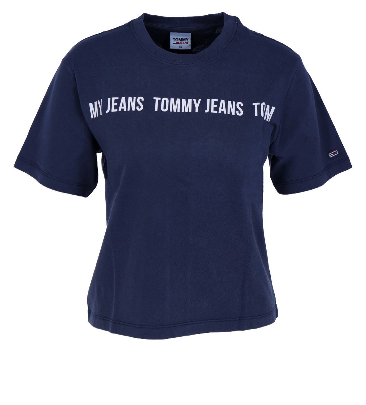 TOMMY JEANS TJW BOXY CROP TAPE SS TEE Damen T-Shirt