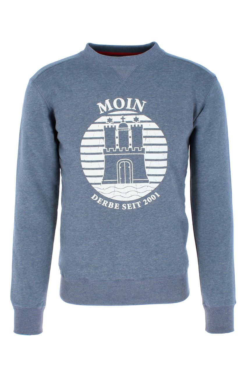 Derbe Hamburg - Herren Pullover Duke Morris Surround Fuck Sweat Rundhals Kapuze