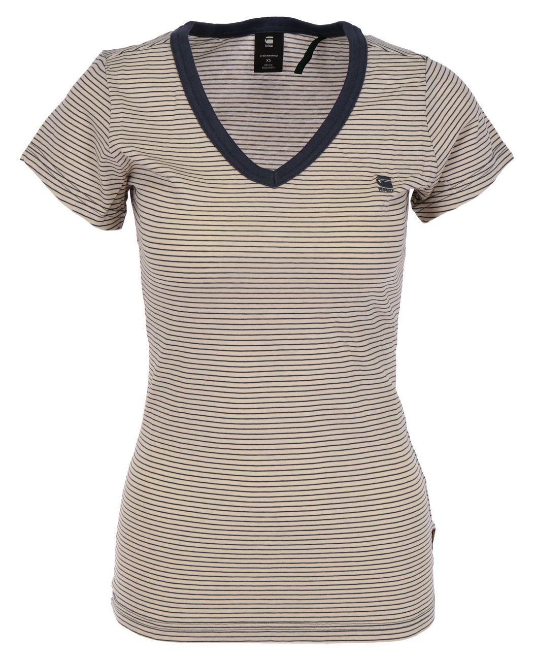 G-STAR RAW DENIM EYBEN SLIM V WMN S/S Damen T-Shirt