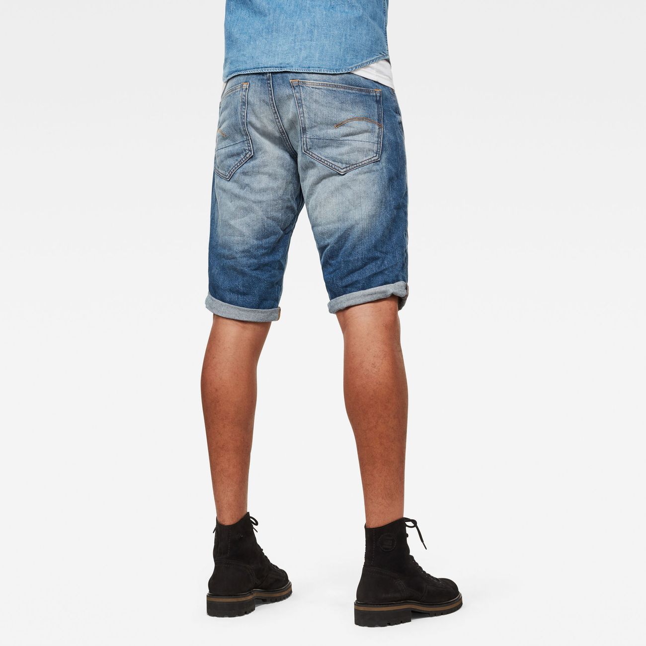 G-STAR RAW DENIM 3301 SHORT Herren Jeans Shorts