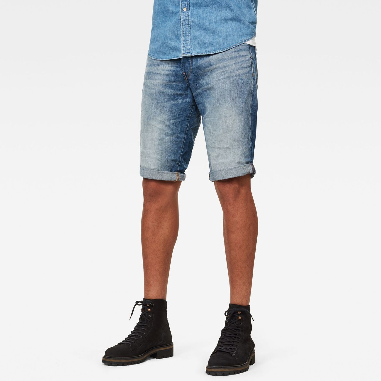 G-STAR RAW DENIM 3301 SHORT Herren Jeans Shorts