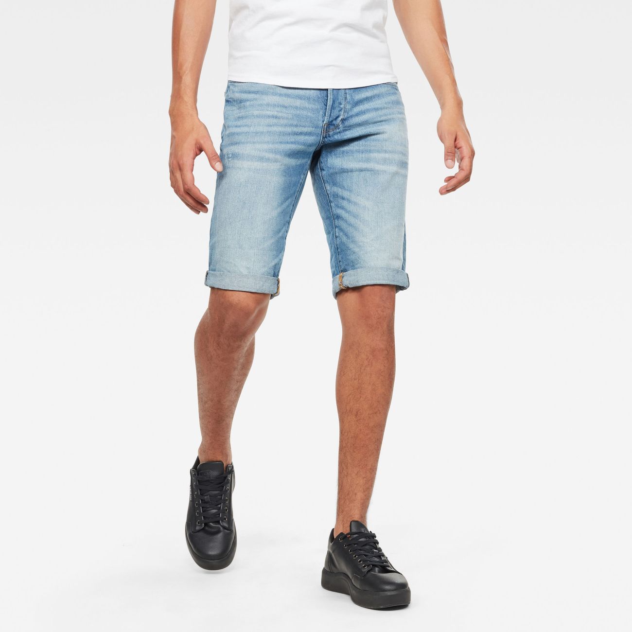 G-STAR RAW DENIM 3301 SHORT Herren Jeans Shorts