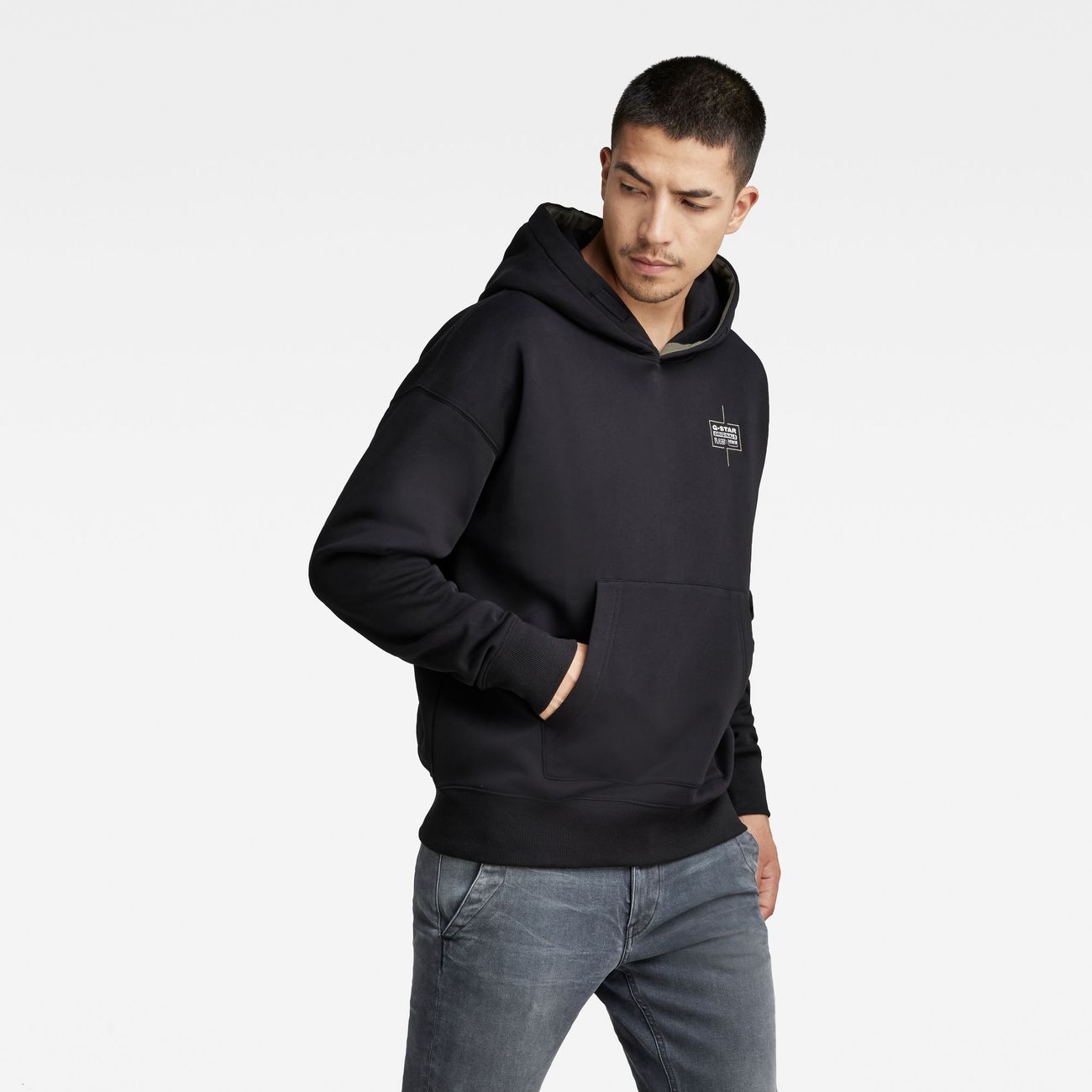G-STAR RAW DENIM UNISEX CORE OVERSIZED HDD Kapuzenpullover