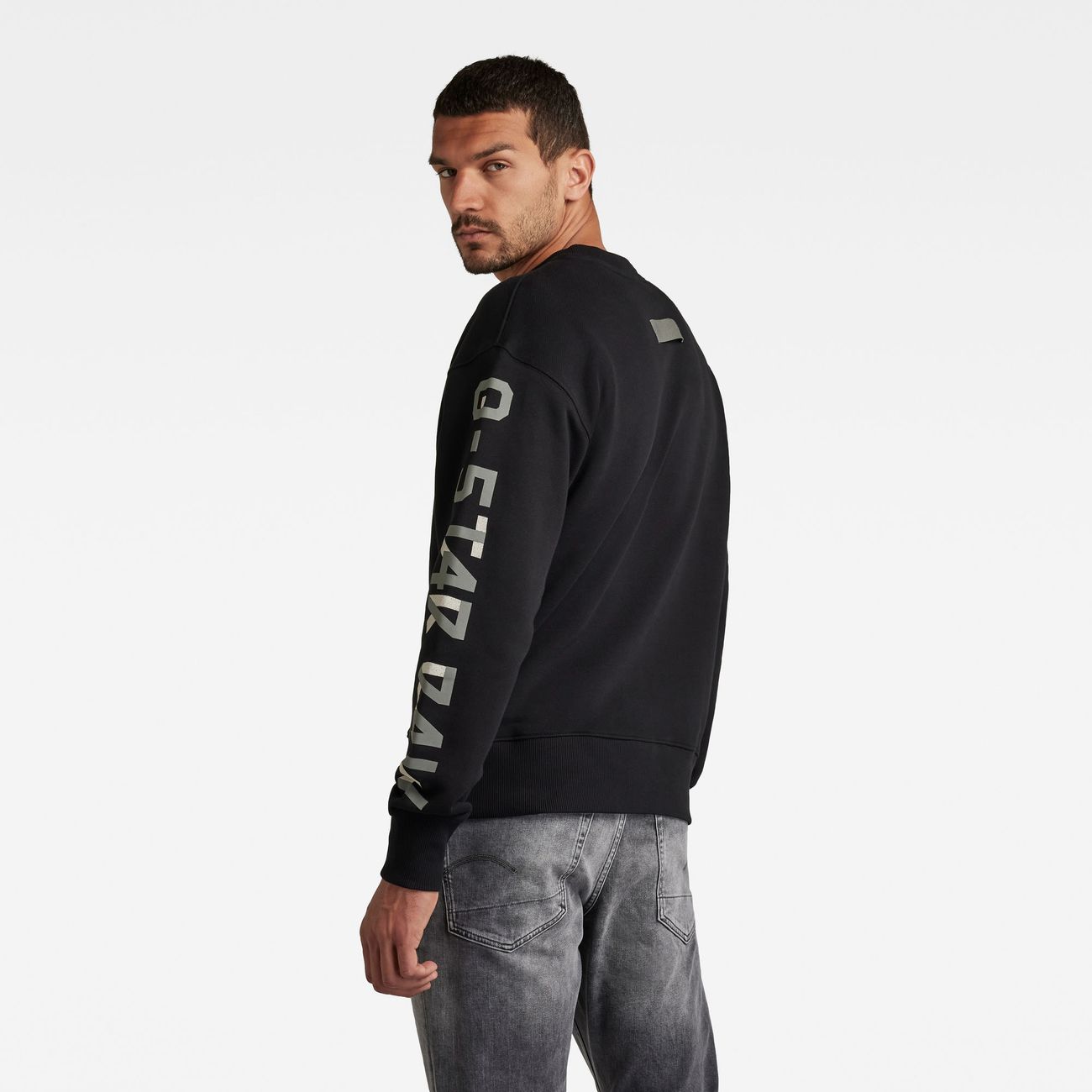 G-STAR RAW DENIM SLEEVE GRAPHICS LOOSE R SWEAT Herren Sweatshirt
