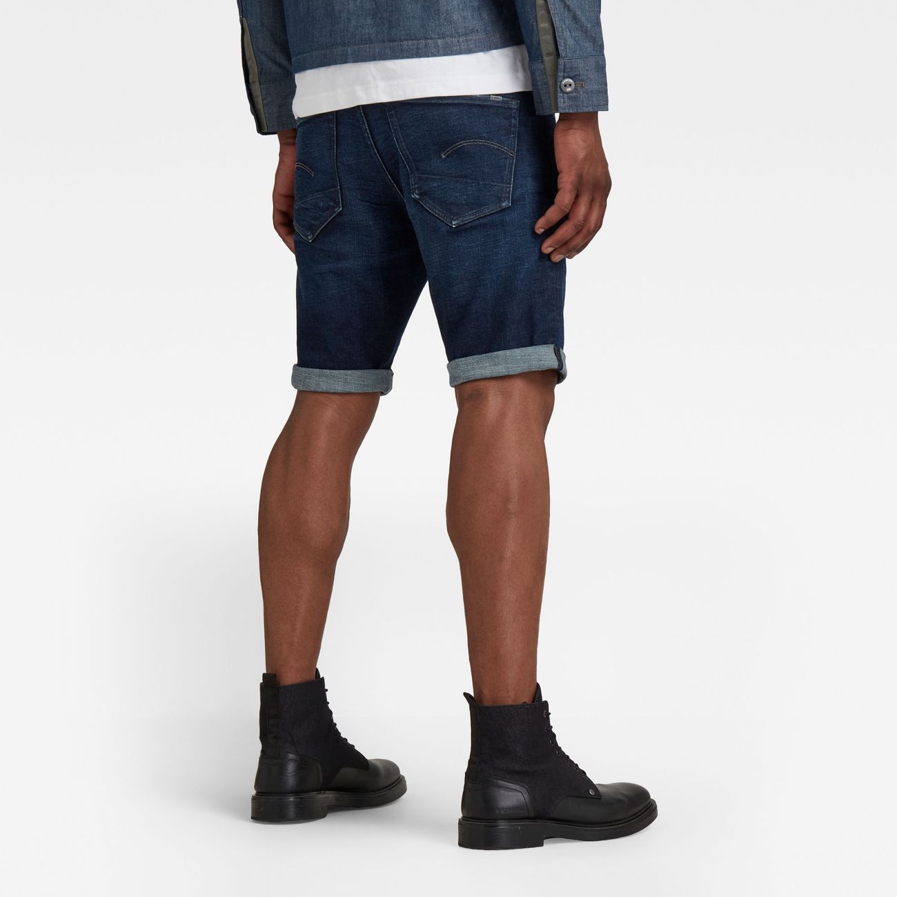G-STAR RAW DENIM 3301 SLIM SHORTS HERREN SLIM FIT