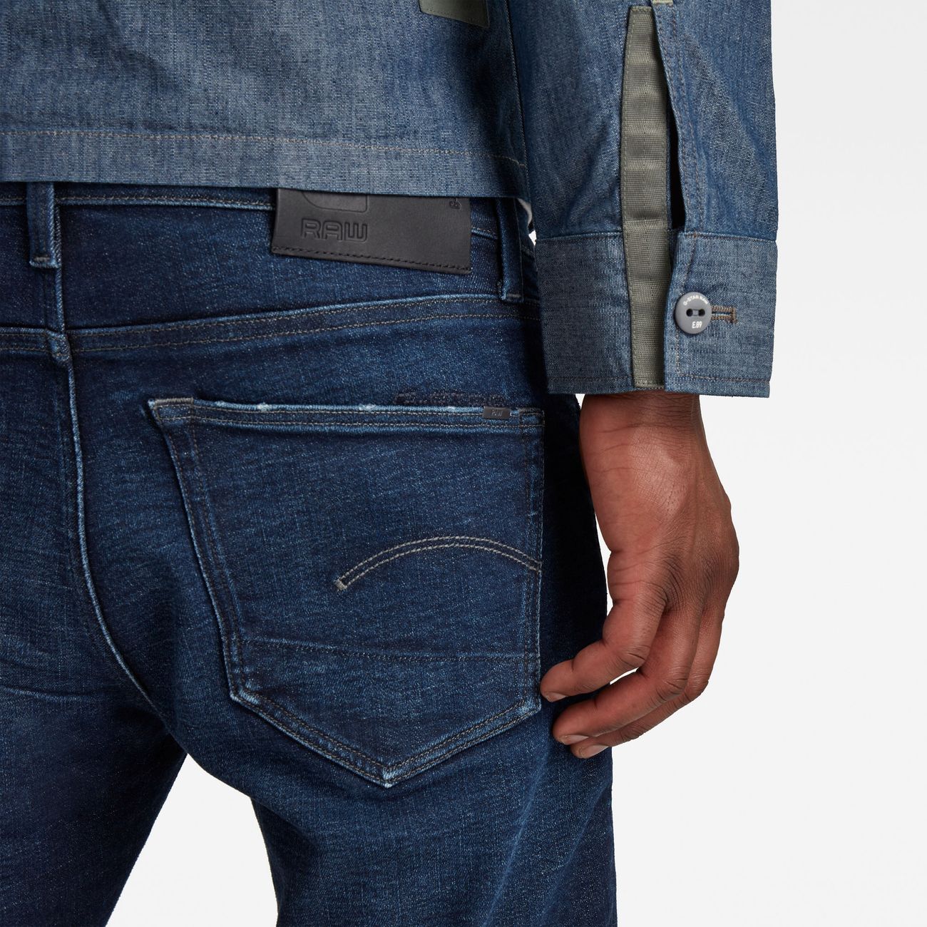 G-STAR RAW DENIM 3301 SLIM SHORTS HERREN SLIM FIT