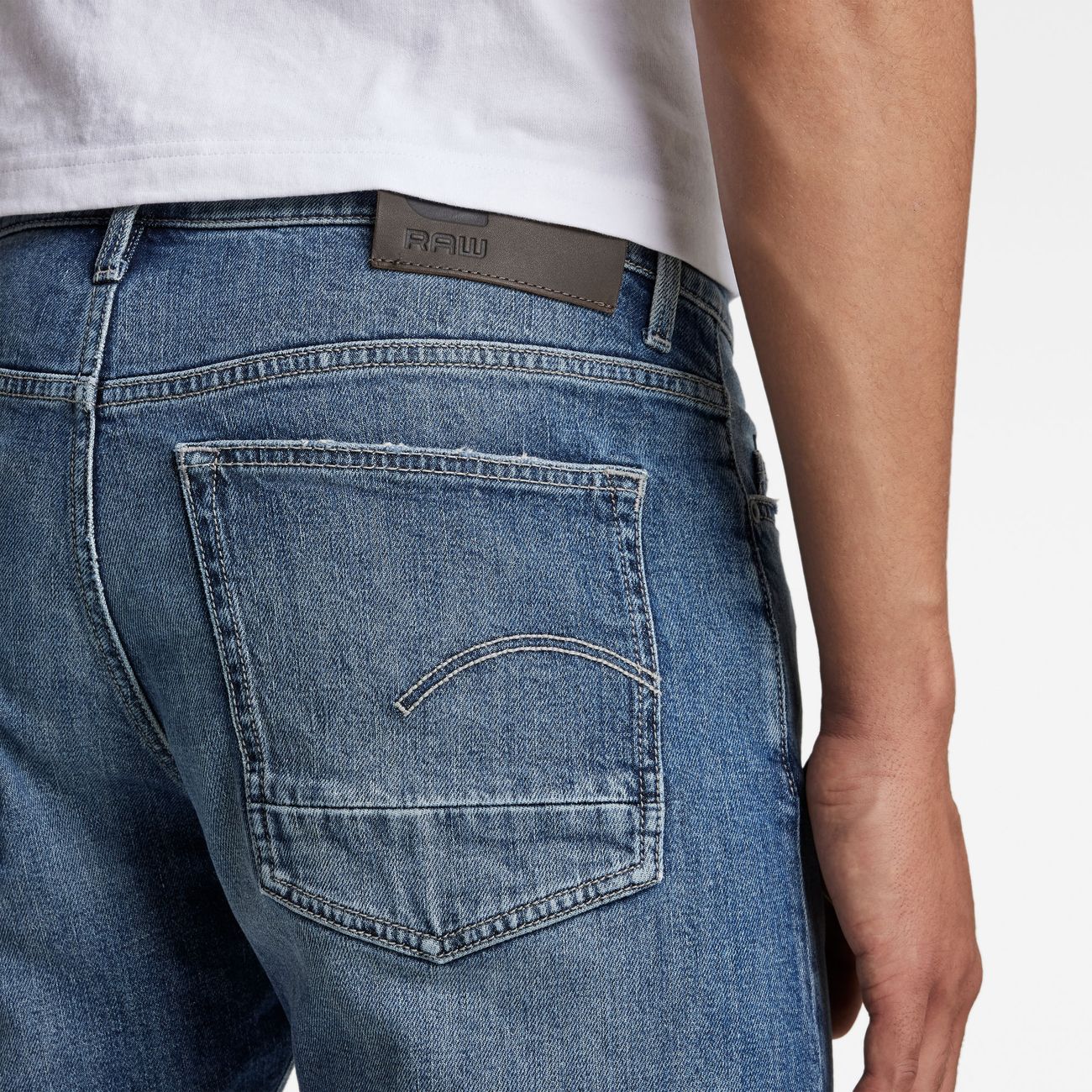 G-STAR RAW DENIM TRIPLE A  DENIM SHORTS HERREN STRAIGHT FIT