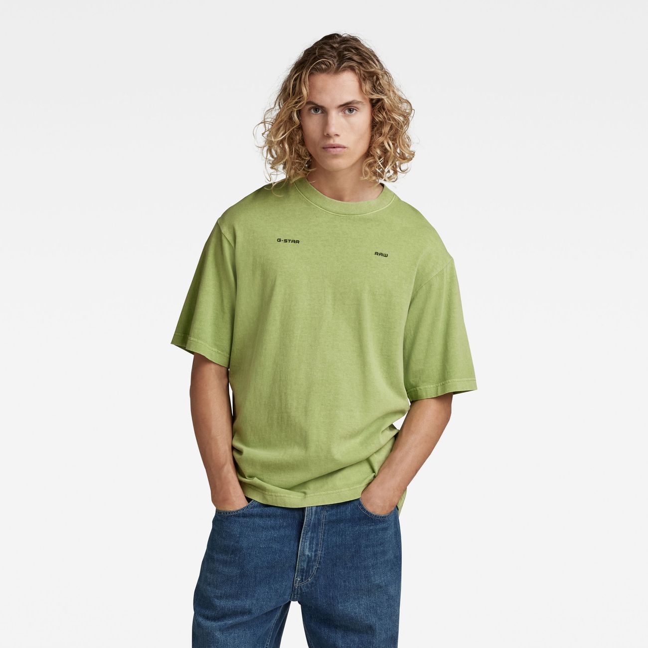 G-STAR RAW DENIM UNISEX BOXY BASE GD R T Herren T-Shirt