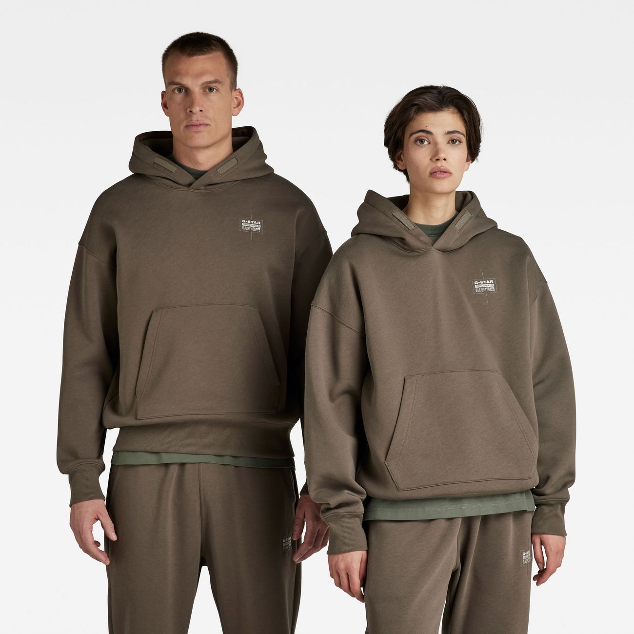 G-STAR RAW DENIM UNISEX CORE OVERSIZED HDD Kapuzenpullover