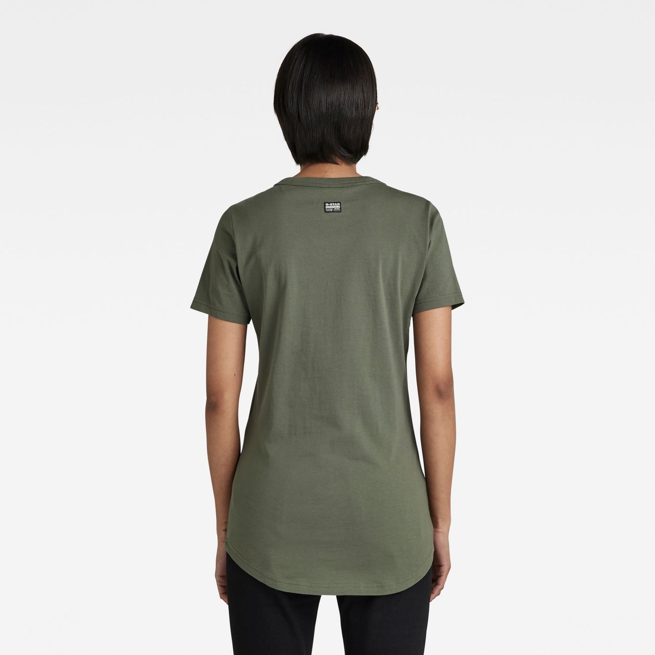 G-STAR RAW DENIM MYSID LONG SLIM LOGO R T WMN Damen T-Shirt