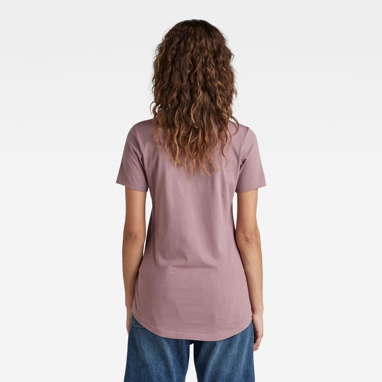 G-STAR RAW DENIM MYSID LONG SLIM LOGO R T WMN Damen T-Shirt