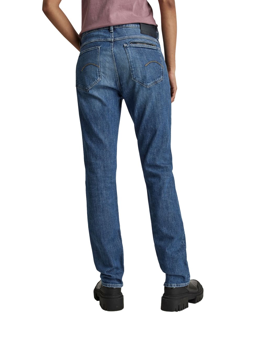 G-STAR RAW DENIM NOXER STRAIGHT WMN faded capri Damen Jeans