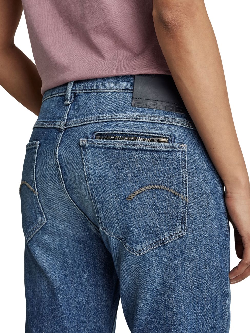 G-STAR RAW DENIM NOXER STRAIGHT WMN faded capri Damen Jeans