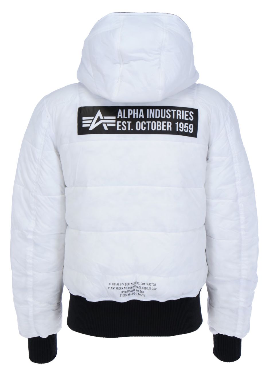 ALPHA INDUSTRIES Hooded Puffer FD Reversible Herren Daunen Wendejacke