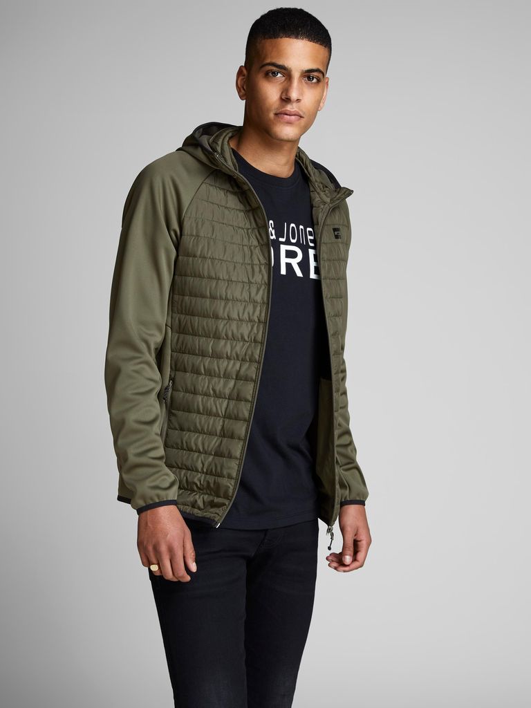 JACK & JONES MULTI QUILTED JACKET Herren Jacke