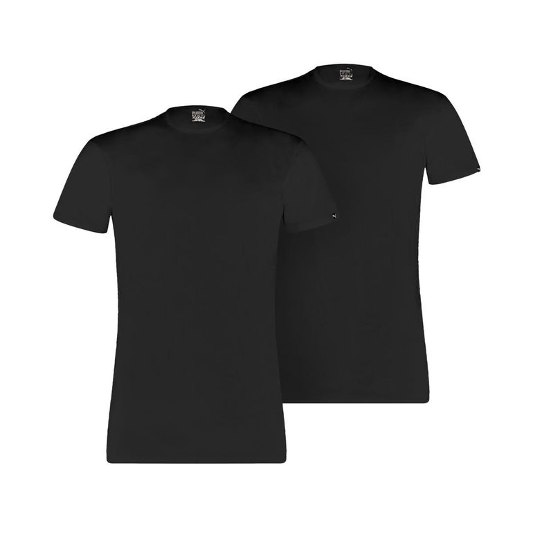 PUMA BASIC 2P CREW TEE Herren Doppelpack Rundhals T-Shirts