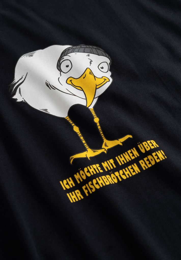 M-04-TS-BRÖTCHENMÖWE Herren T-Shirt