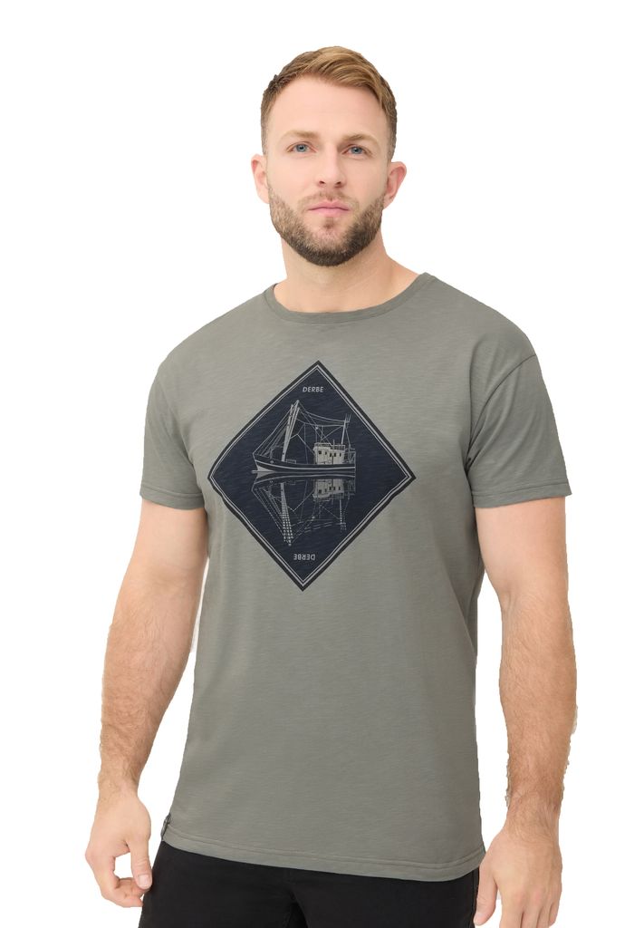DERBE HAMBURG M-04-TSFL-SCHIPP Herren T-Shirt