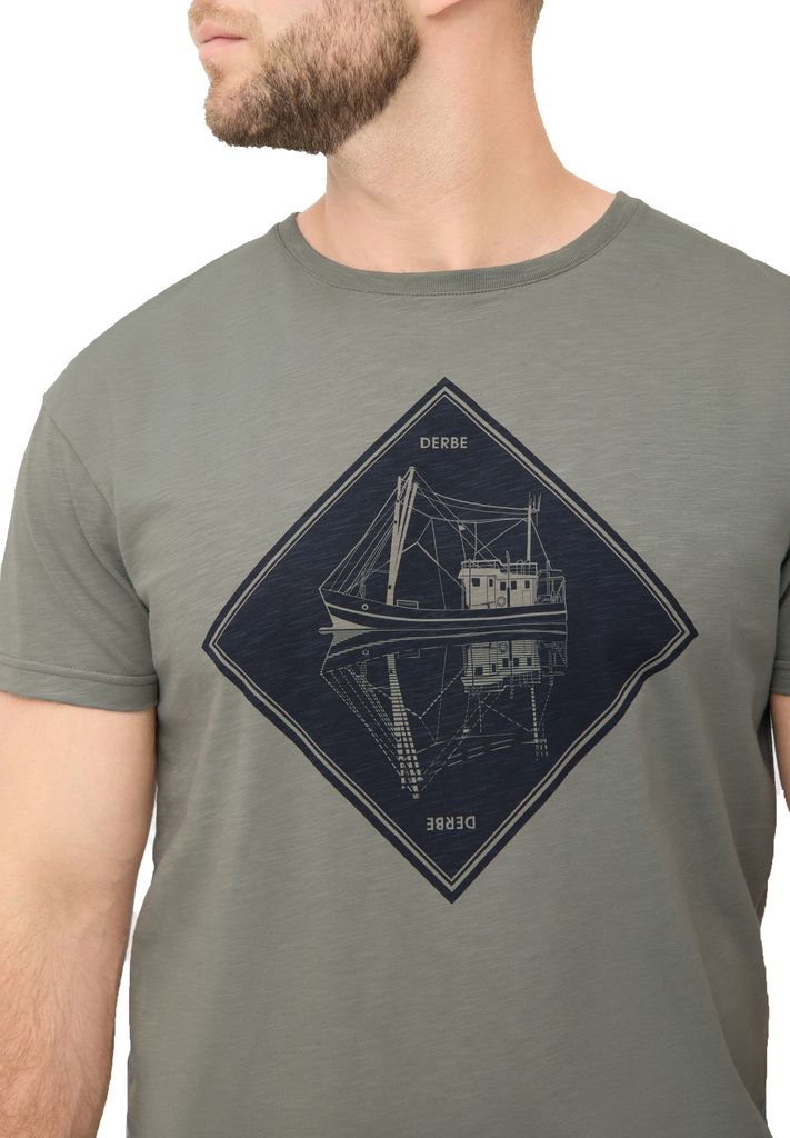 DERBE HAMBURG M-04-TSFL-SCHIPP Herren T-Shirt