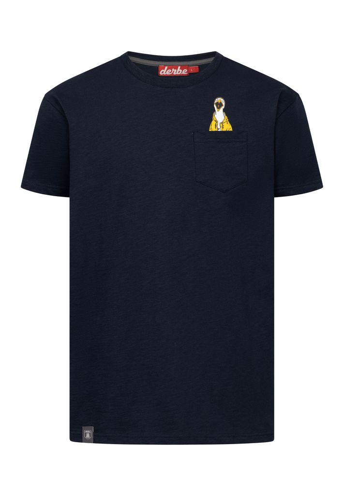 DERBE HAMBURG M-04-TSFL-SCHREIMÖWE_POCKET Herren T-Shirt