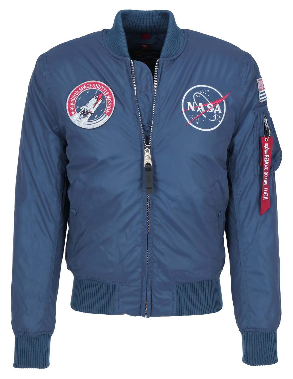ALPHA INDUSTRIES MA-1 NASA REFLECTIVE Herren wattierte Bomberjacke