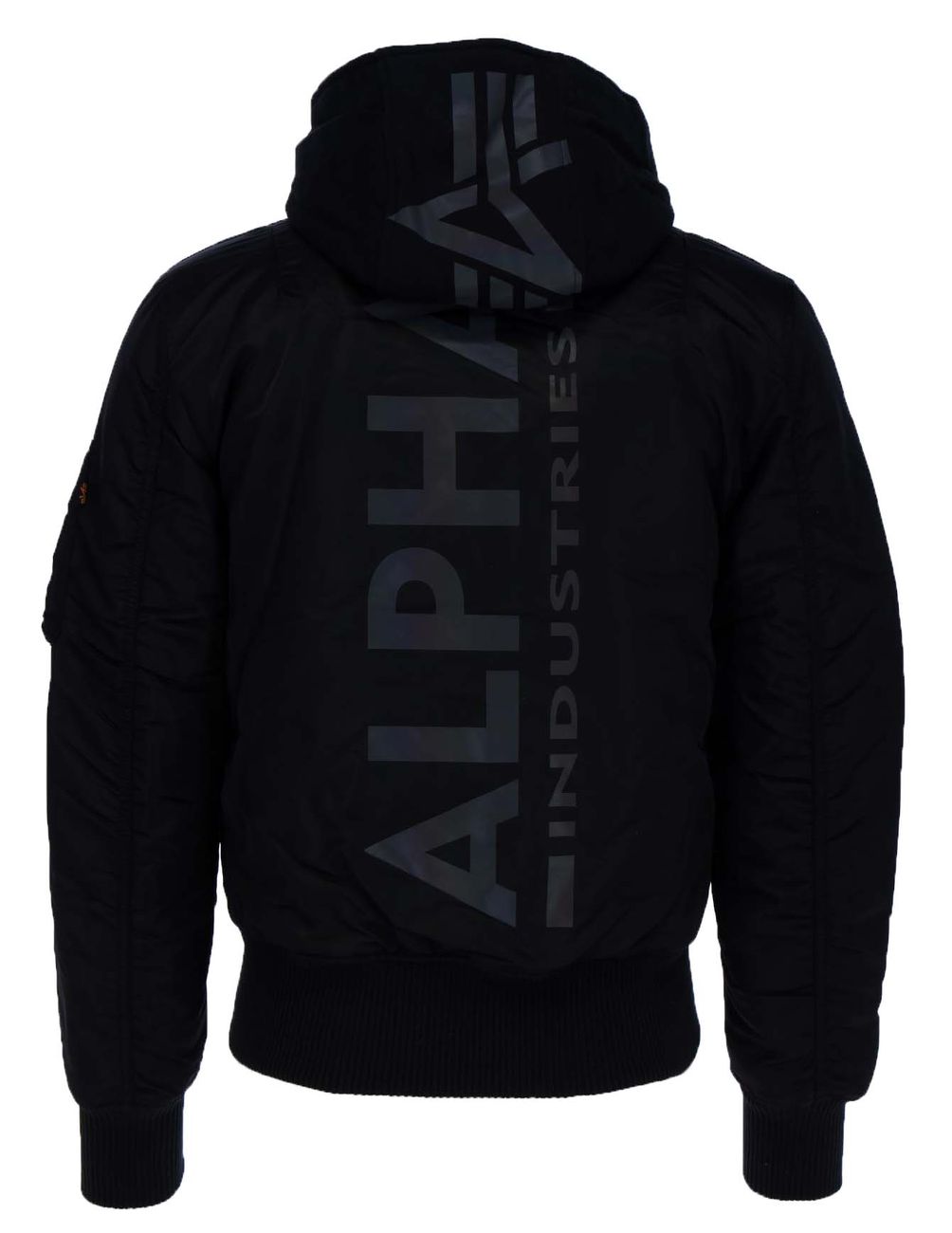 ALPHA INDUSTRIES MA-1 ZH BACK PRINT Herren Bomberjacke mit Kapuze