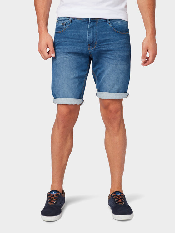 Tom Tailor Josh Regular Slim Herren Bermuda Jeans Shorts