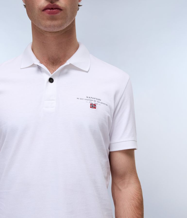 NAPAPIJRI ELBAS JERSEY KURZARM POLOSHIRT Herren